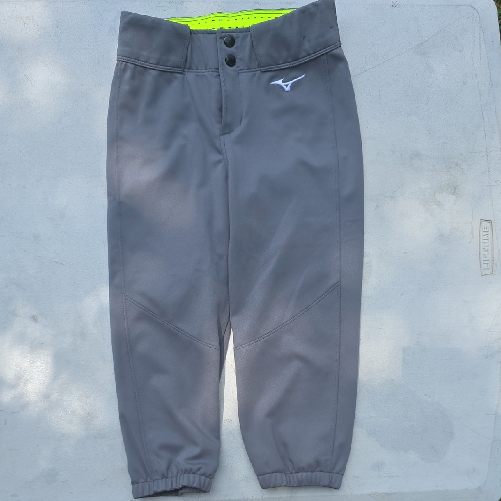 Mizuno Gray Softball Pants
